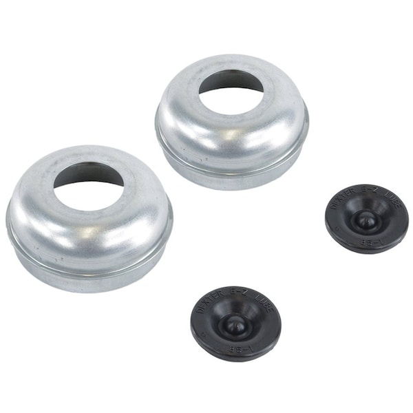 Dexter Axle E-Z LUBE GREASE CAP & PLUG CHROME - 2.72 OD K71-319-00 - main